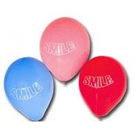 Imprinted Smile Balloons- 1000/pk